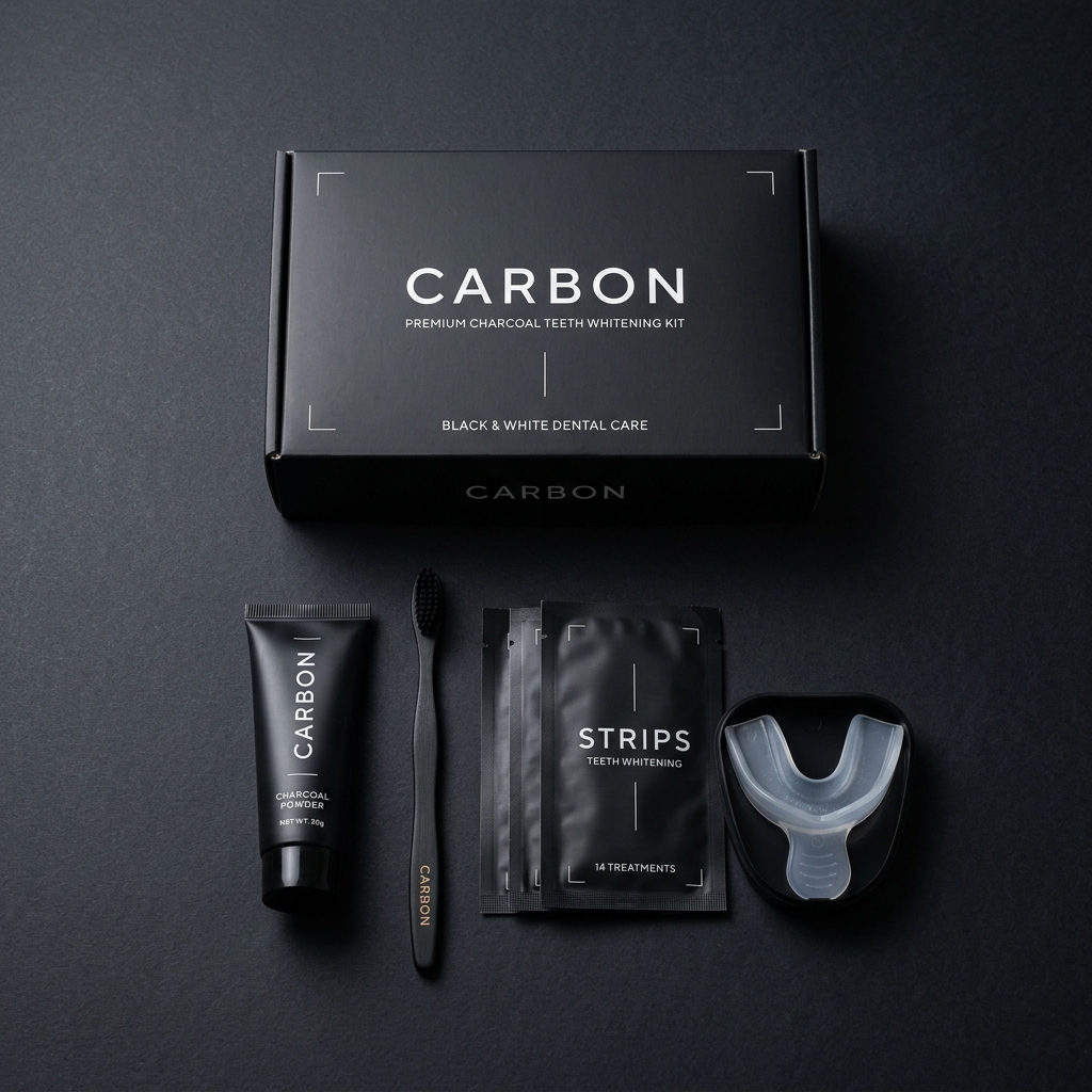 Charcoal Teeth Whitening Kit