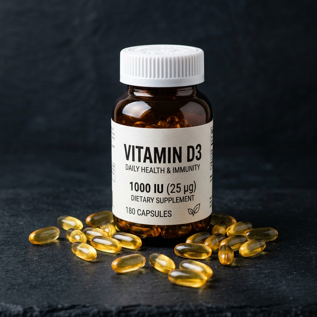 Vitamin D3 Supplements (90 Capsules)