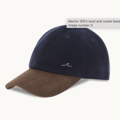 Merino wool Baseball cap