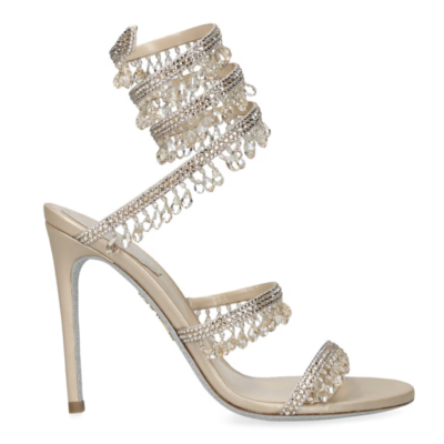 René Caovilla Embellished Chandelier Sandals