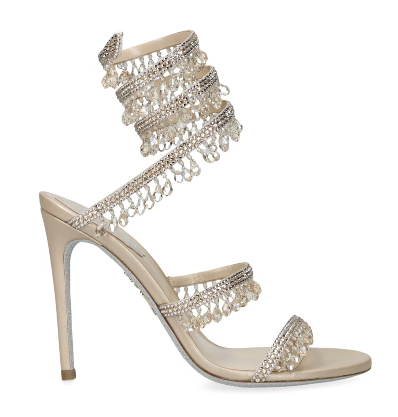 René Caovilla Embellished Chandelier Sandals
